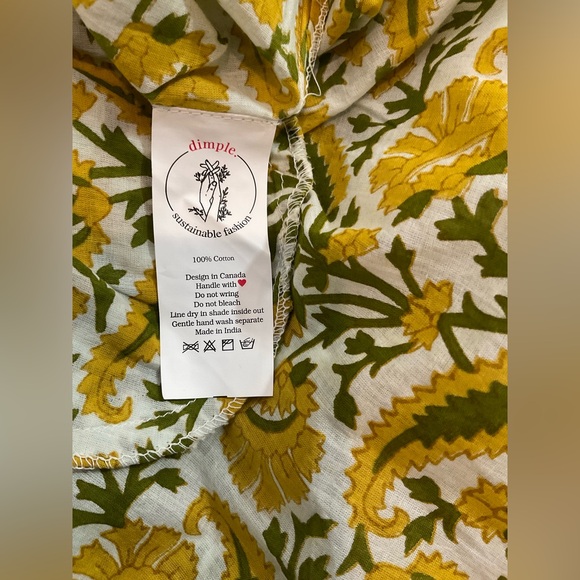 Floral Yellow Dress - Picture 5 of 5